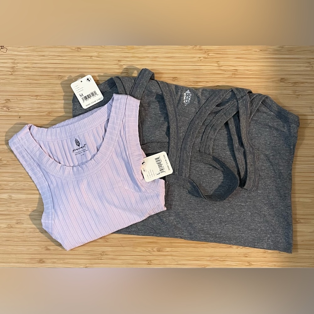 FP NWT Bundle - The Charm Tank - Blissed Out Ribbed Tank